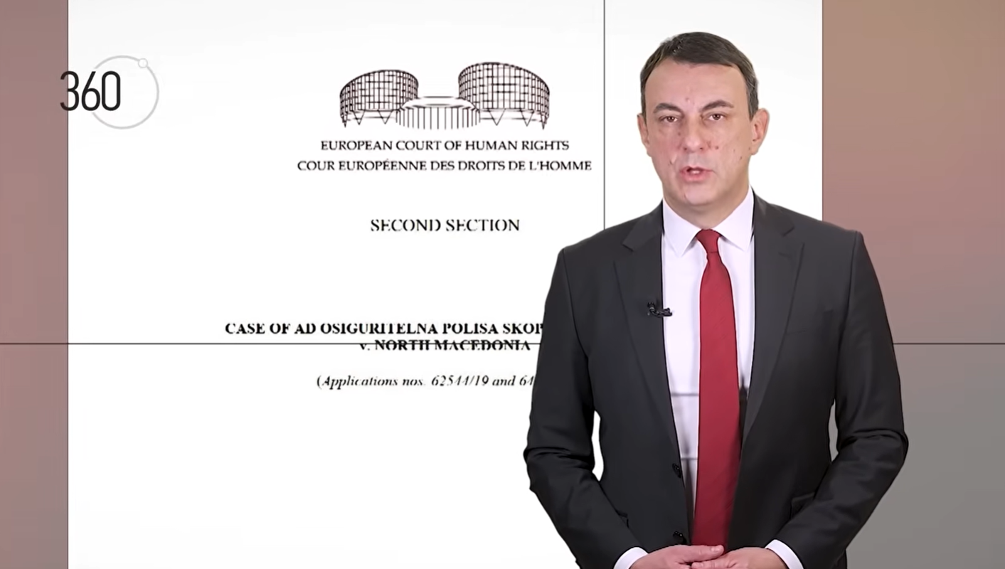 (ВИДЕО) Ново издание на 360°: Македонија загуби во Стразбур – извршителите полесно ќе наплаќаат од државата
