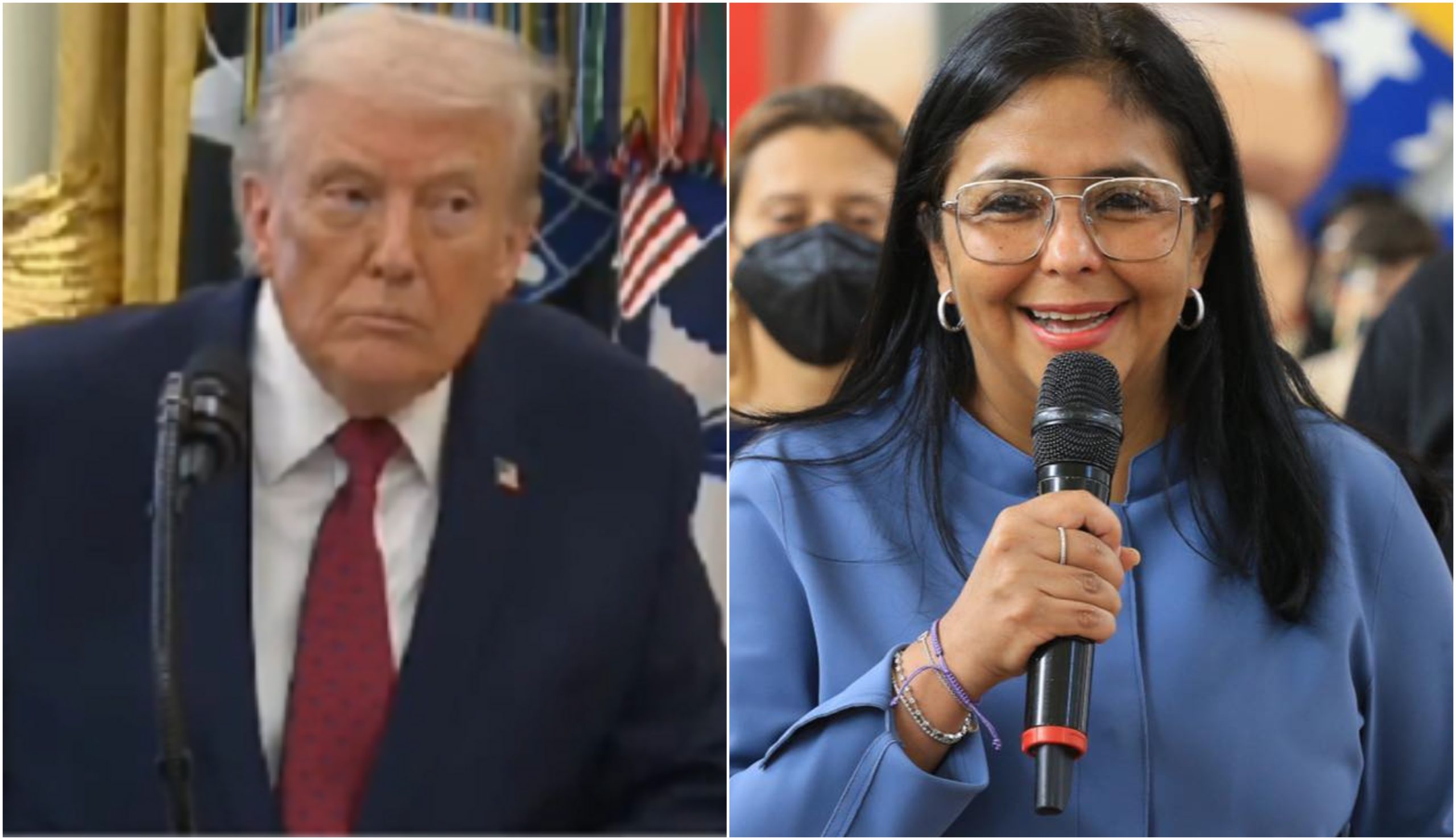 Трамп ѝ се закани на Родригез: Ако не го стори она што е исправно, веројатно ќе плати повисока цена и од Мадуро