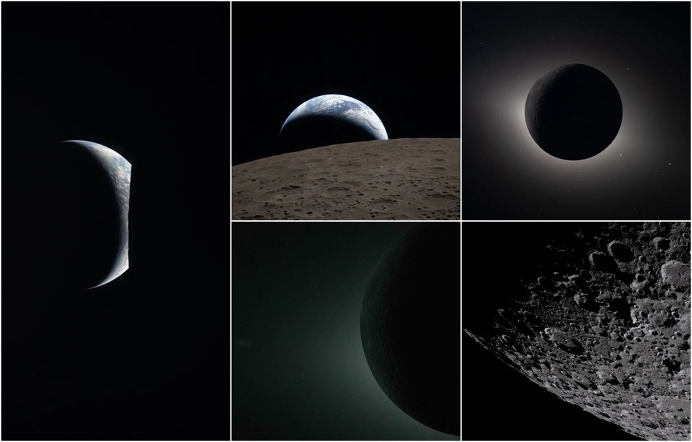 „Заоѓање на Земјата“ и затемнување на Сонцето: НАСА ги објави првите фотографии од прелетот на „Орион“ покрај Месечината