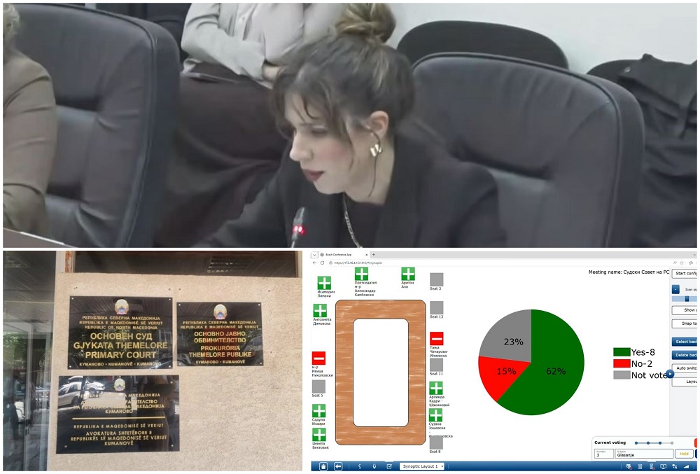 Судскиот совет ја прифати како основана претставката на вработените против претседателката на Основниот суд Куманово
